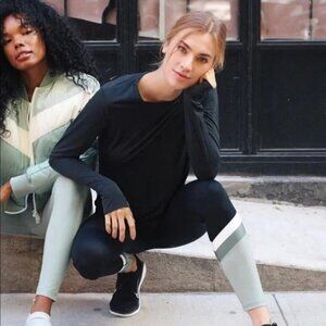 ALL ACCESS Tour Leggings in Black/Green Multi, Size XS